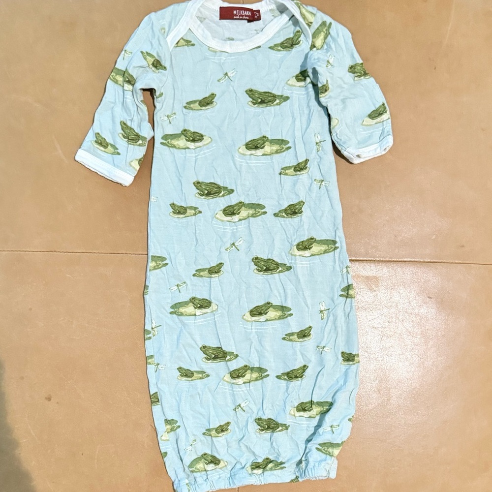 Milkbarn Bamboo Gown 0-3M